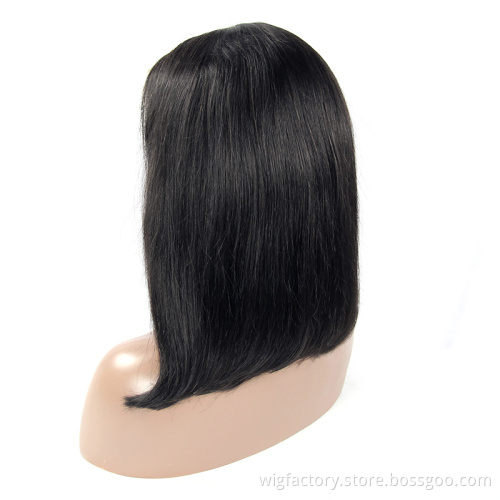 the hot selling 100% human hair 4*4 bob wigs, 150% and 180% density brazilian bob wig